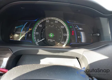 2017 Honda Accord Hybrid из США, поврежденный, VIN JHMCR6F31HC001254